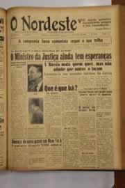 Página do jornal O Nordeste de outubro de 1949