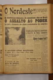 Página do jornal O Nordeste de novembro de 1949
