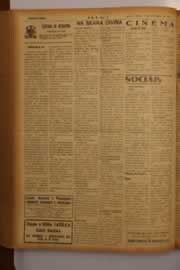 Página do jornal O Nordeste de novembro de 1949