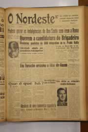 Página do jornal O Nordeste de novembro de 1949
