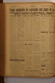 Página do jornal O Nordeste de novembro de 1949