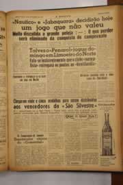 Página do jornal O Nordeste de novembro de 1949