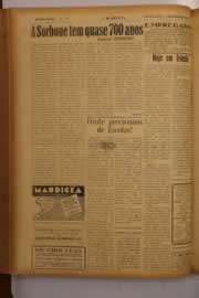 Página do jornal O Nordeste de dezembro de 1949
