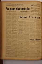 Página do jornal O Nordeste de dezembro de 1949