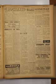 Página do jornal O Nordeste de dezembro de 1949
