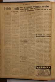 Página do jornal O Nordeste de janeiro de 1950