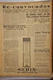 Página do jornal O Nordeste de janeiro de 1950