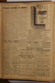 Página do jornal O Nordeste de janeiro de 1950