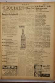 Página do jornal O Nordeste de janeiro de 1950