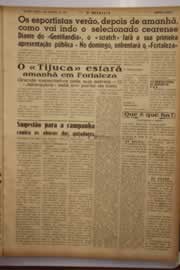 Página do jornal O Nordeste de janeiro de 1950