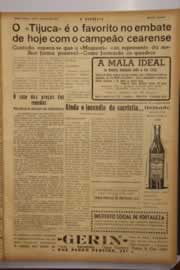 Página do jornal O Nordeste de janeiro de 1950