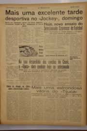 Página do jornal O Nordeste de janeiro de 1950