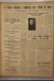 Página do jornal O Nordeste de janeiro de 1950
