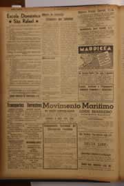 Página do jornal O Nordeste de janeiro de 1950