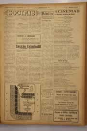 Página do jornal O Nordeste de janeiro de 1950