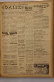 Página do jornal O Nordeste de janeiro de 1950