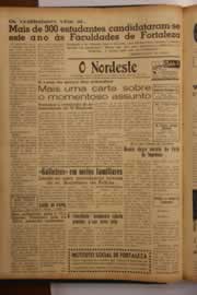 Página do jornal O Nordeste de janeiro de 1950