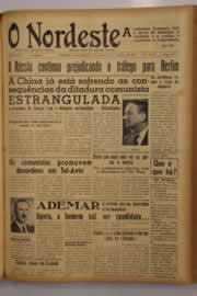 Página do jornal O Nordeste de janeiro de 1950