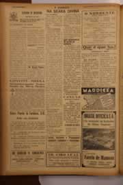 Página do jornal O Nordeste de fevereiro de 1950