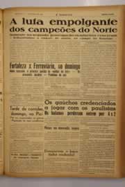 Página do jornal O Nordeste de março de 1950