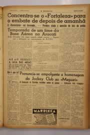 Página do jornal O Nordeste de março de 1950