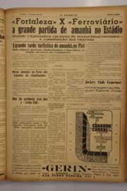 Página do jornal O Nordeste de março de 1950