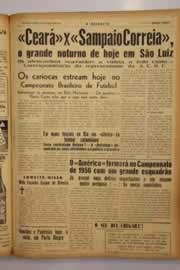 Página do jornal O Nordeste de março de 1950