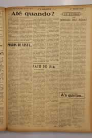 Página do jornal O Nordeste de março de 1950