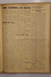 Página do jornal O Nordeste de março de 1950
