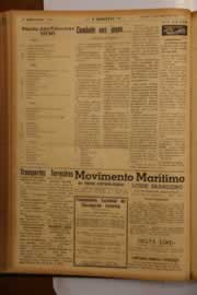 Página do jornal O Nordeste de março de 1950