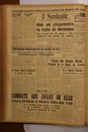 Página do jornal O Nordeste de março de 1950