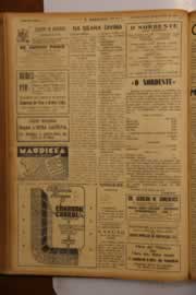 Página do jornal O Nordeste de março de 1950