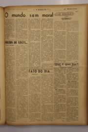 Página do jornal O Nordeste de março de 1950