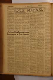 Página do jornal O Nordeste de março de 1950