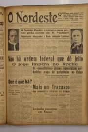 Página do jornal O Nordeste de março de 1950