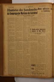 Página do jornal O Nordeste de março de 1950
