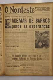Página do jornal O Nordeste de março de 1950