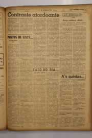 Página do jornal O Nordeste de março de 1950