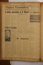 Página do jornal O Nordeste de abril de 1950