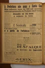 Página do jornal O Nordeste de abril de 1950