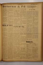 Página do jornal O Nordeste de abril de 1950