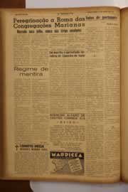 Página do jornal O Nordeste de abril de 1950