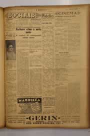 Página do jornal O Nordeste de abril de 1950