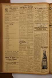 Página do jornal O Nordeste de abril de 1950