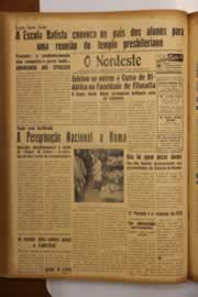 Página do jornal O Nordeste de abril de 1950