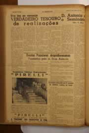 Página do jornal O Nordeste de abril de 1950
