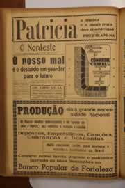 Página do jornal O Nordeste de abril de 1950