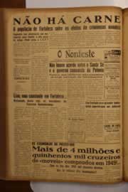 Página do jornal O Nordeste de abril de 1950