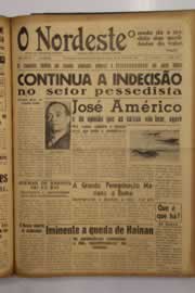 Página do jornal O Nordeste de abril de 1950