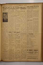 Página do jornal O Nordeste de abril de 1950